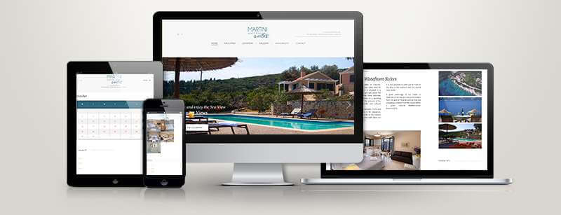 Δημοσίευση Ιστοσελίδας τουριστικών καταλυμάτων Fiskardo Villa Suites (Martini WaterFront)